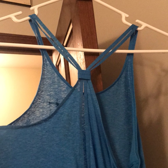 Nike Blue heather workout tank top - Picture 3 of 3